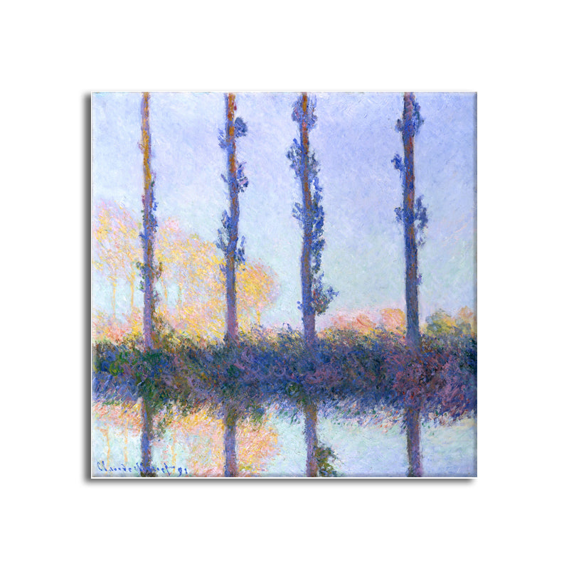 Peinture de paysages rustiques, toile texturée de couleur foncée, décor artistique mural pour salon