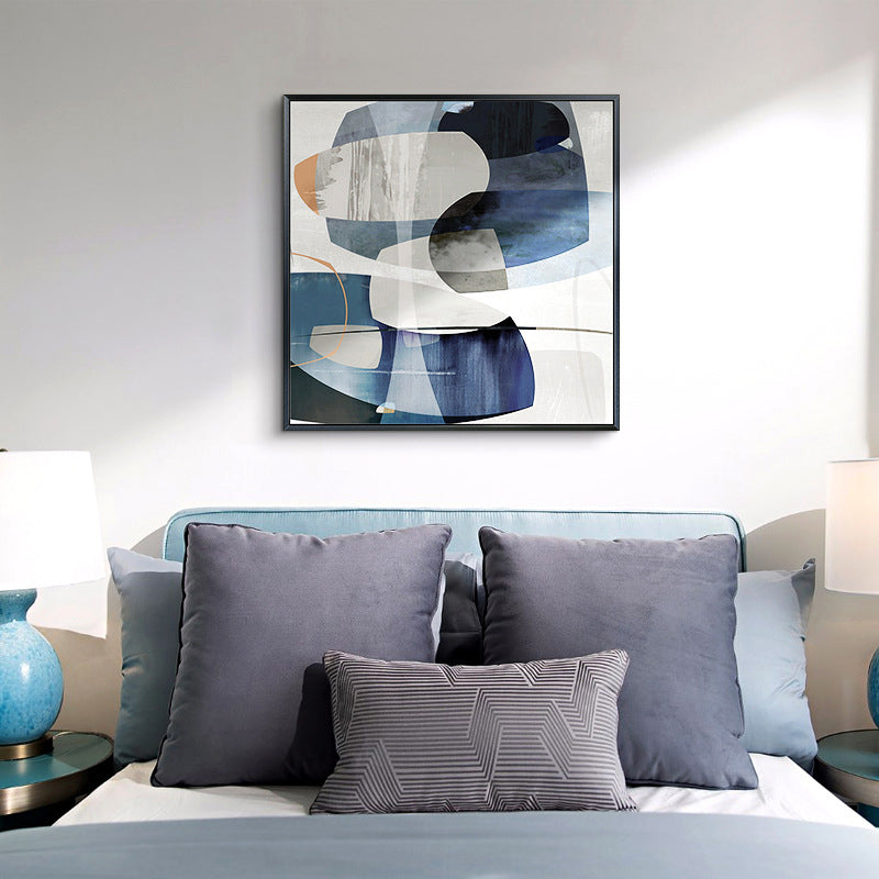 Textured Fabulous Abstract Art Canvas Scandinavian Painting for Bathroom, Multiple Sizes