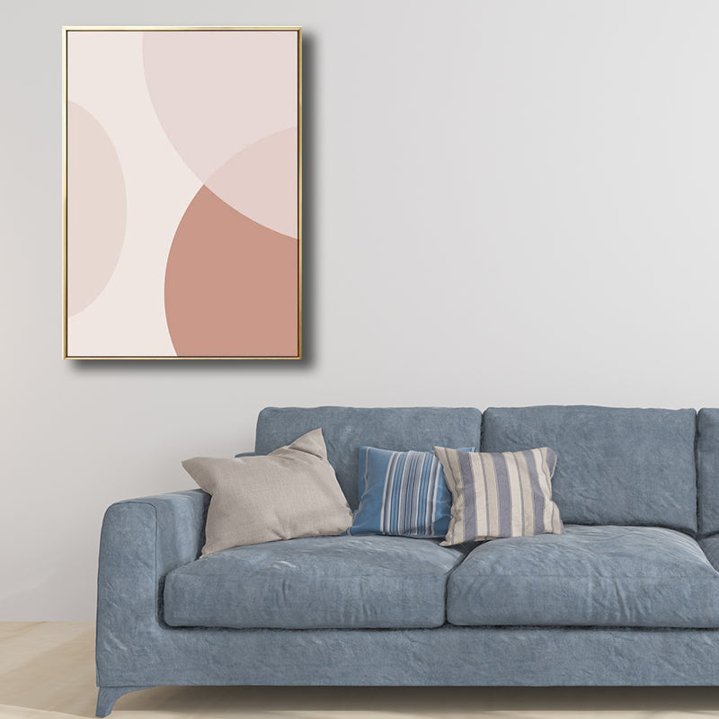 Illustration Wanddekoration im nordischen Stil abstrakt in Pastellfarbe, mehrere Größen erhältlich