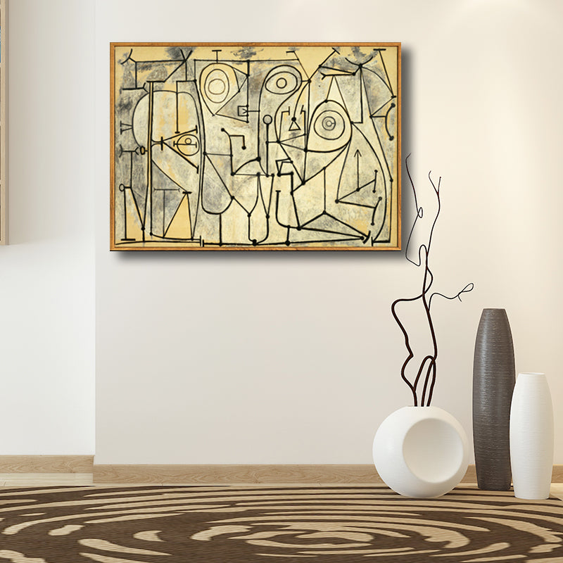 Picasso Geometric Figure Wall Art Synthetic Cubism Textured House Interior Canvas