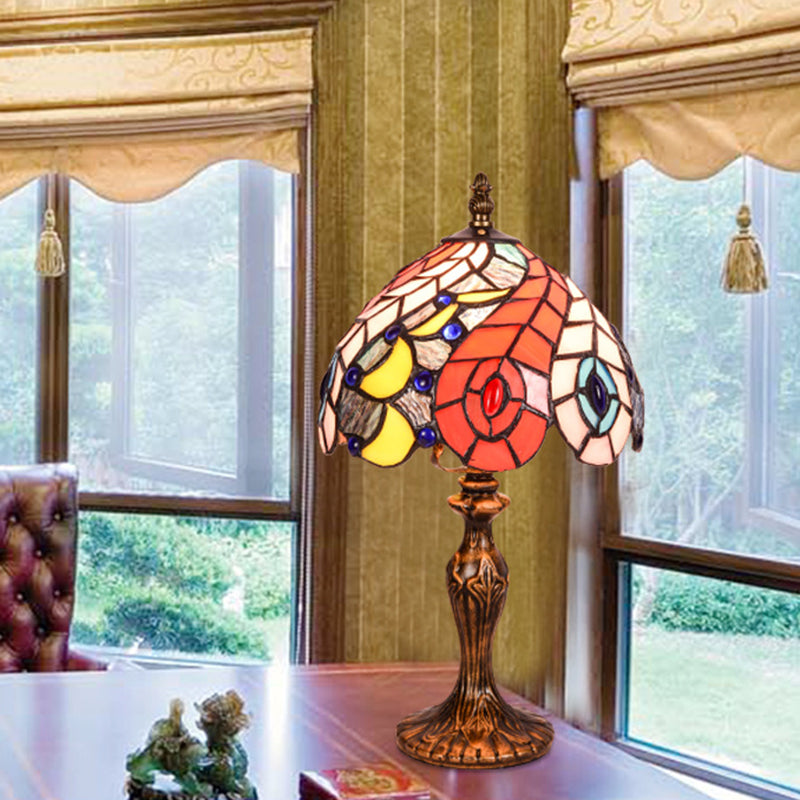 Lampe de table de chambre à coucher à 2 lumière