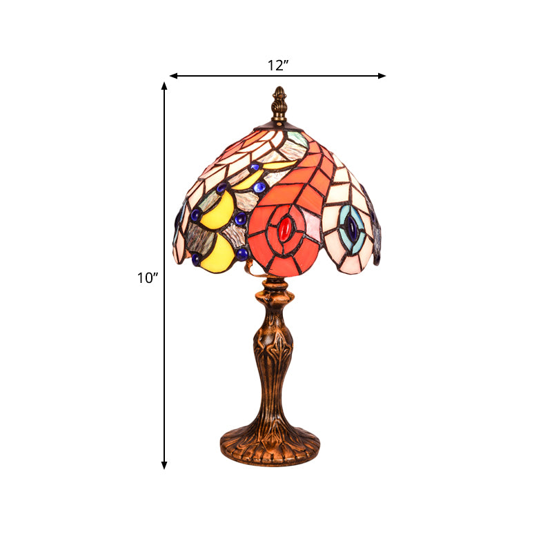Lampe de table de chambre à coucher à 2 lumière