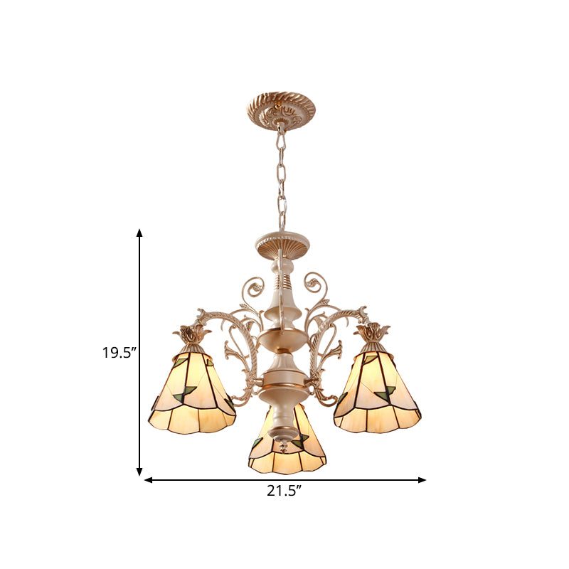 Mission de lustre de pendentif conique 3/5 LIGHT