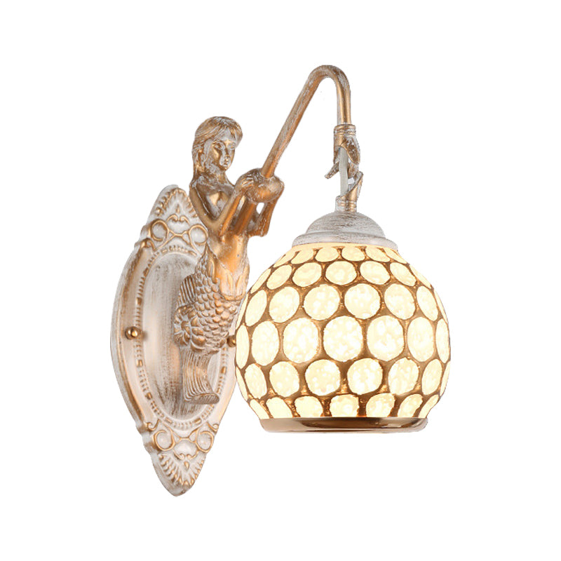 Entrepôt de lampe murale blanc à 1 lumière