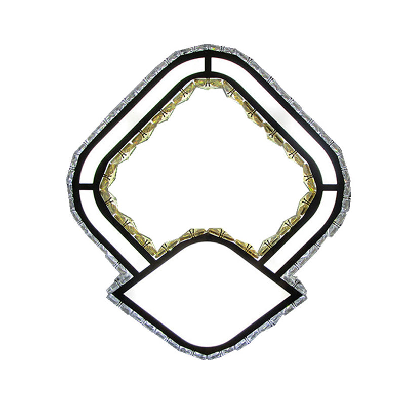 Petal Wall Lighting Ideas Modernist Cut Crystal LED White Wall Mount Lamp in Warm/White Light