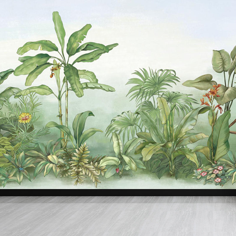 Various Botanical Mural Decal for Dining Room, Soft Color, Custom Size Available