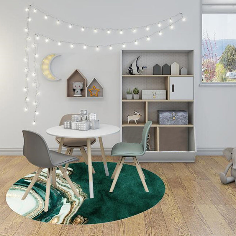 Funky abstrakter Teppich Multicolorary Teppich Polyester Haustierfreundlicher Nicht-Schlupf-Backing-Waschablenz Teppich für Wohnzimmer