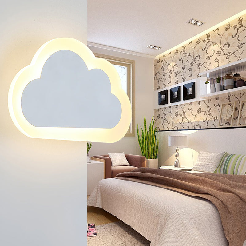 Luz de pared de acabado acrílico contemporáneo delgado acrílico acrílico luz de pared para niños dormitorio para adultos