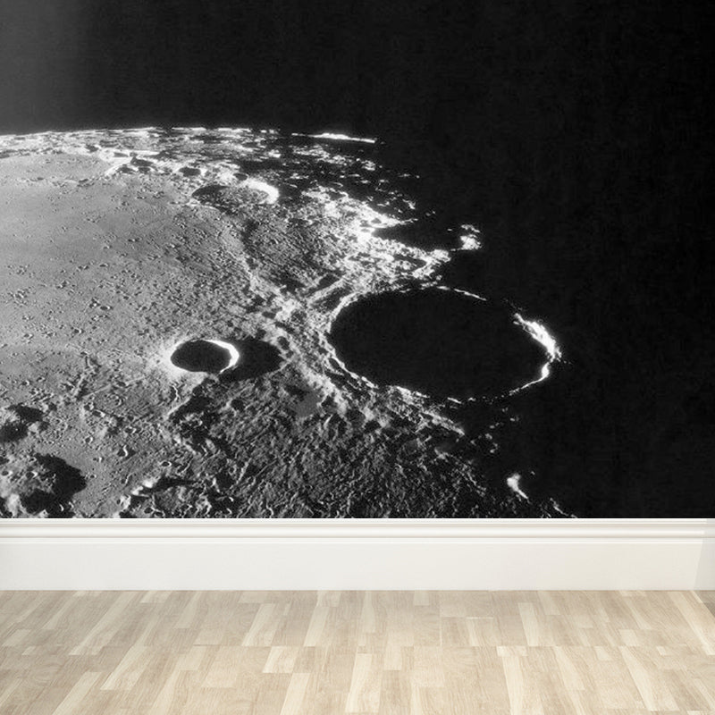 Magical Planet Mural Wallpaper Pastel Color Modern Wall Covering for Girls Bedroom