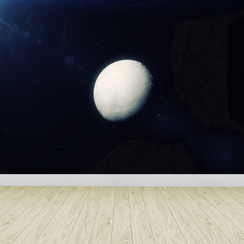 Magical Planet Mural Wallpaper Pastel Color Modern Wall Covering for Girls Bedroom