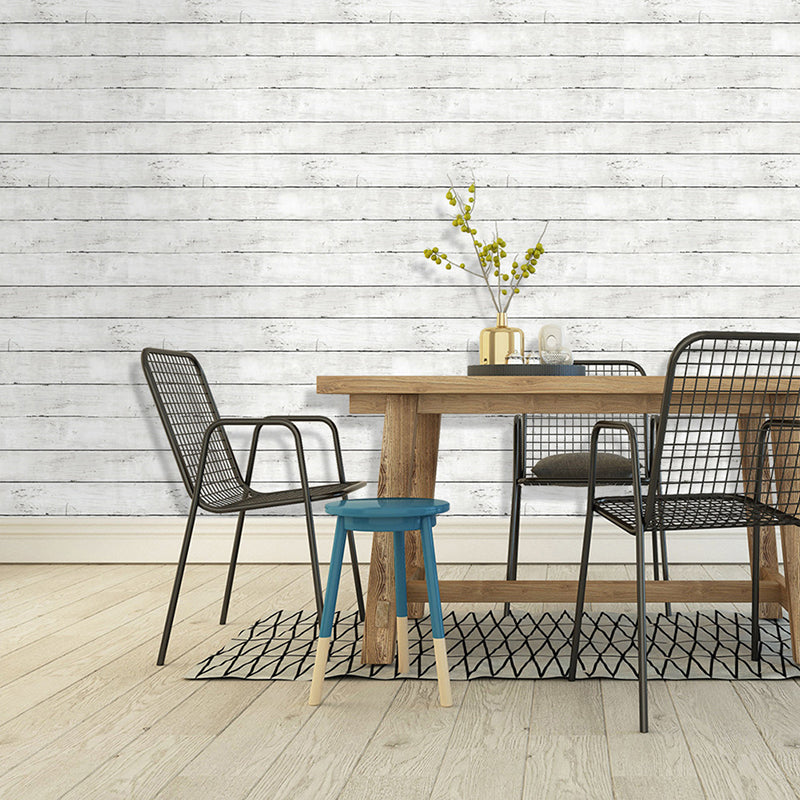 Rust Wood Plank Wallpaper Roll for Kitchen 29.1-sq ft Self Adhesive Wall Decor in Brown