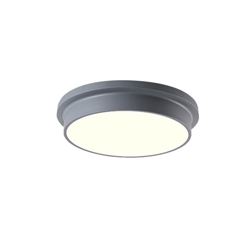 Nordic Macaron Farbige Decke Licht Runde Form Acryl Flushmount Light for Child Bedroom