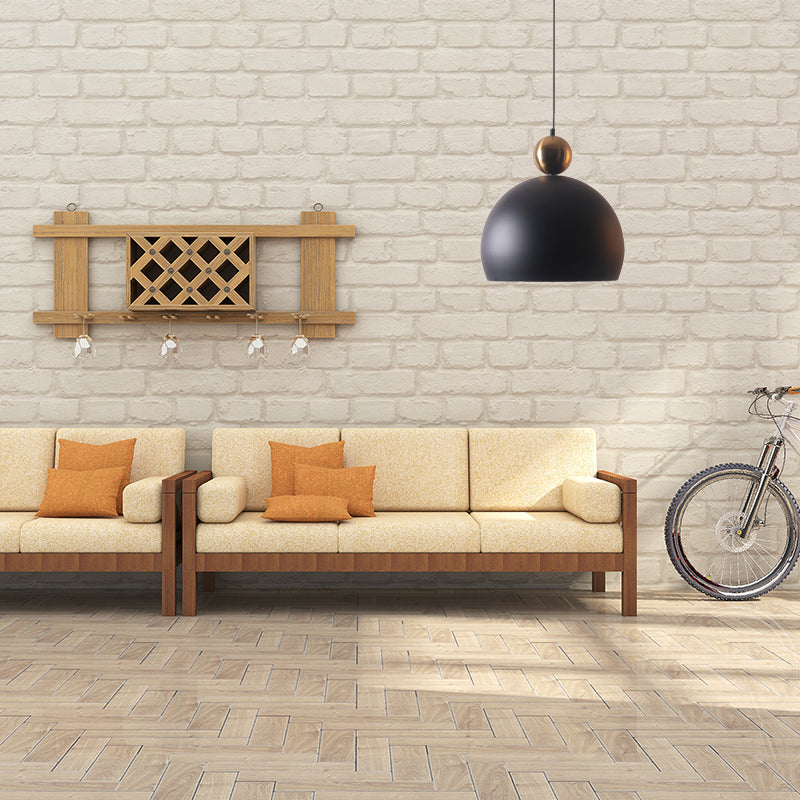 Lámpara colgante colgante de 1 cabeza de sala con tono de metal de domo estilo modernista de suspensión negra luz