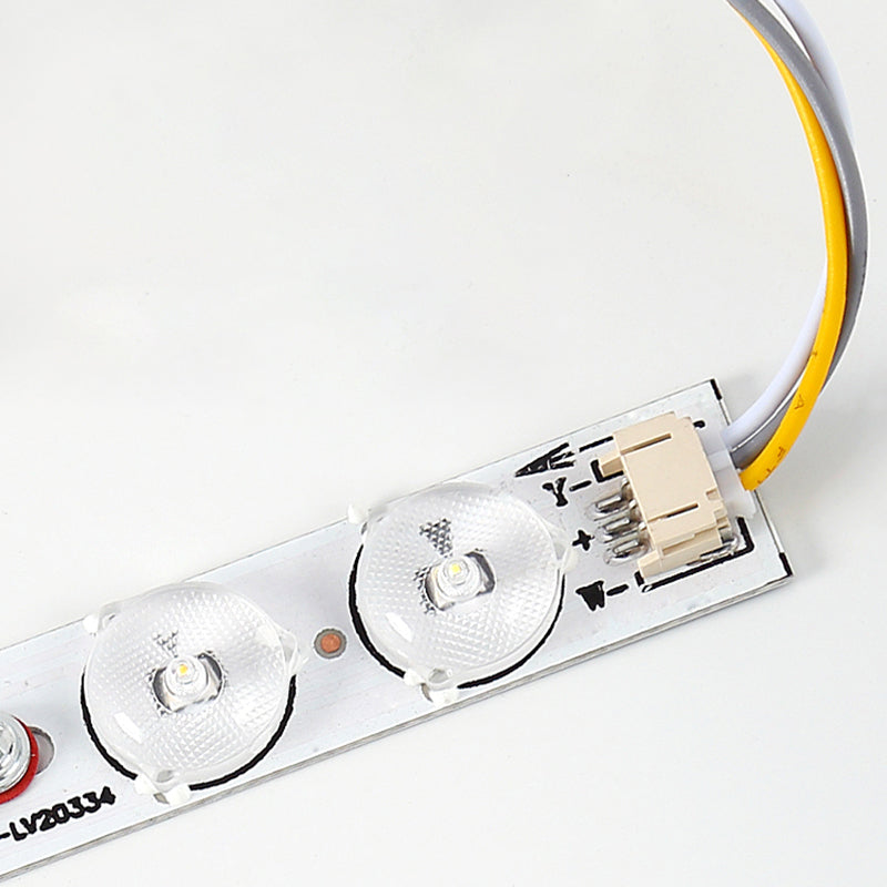 Luz empotrada redonda para dormitorio de niños con luz de techo verde de dibujos animados acrílicos de dinosaurio