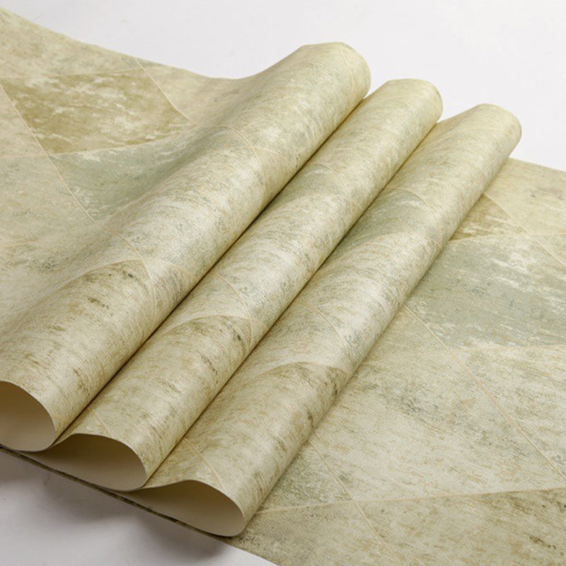 Weaving Wood Wallpaper Roll Rustic PVC Wall Art in Light Color for Bedroom, Unpasted