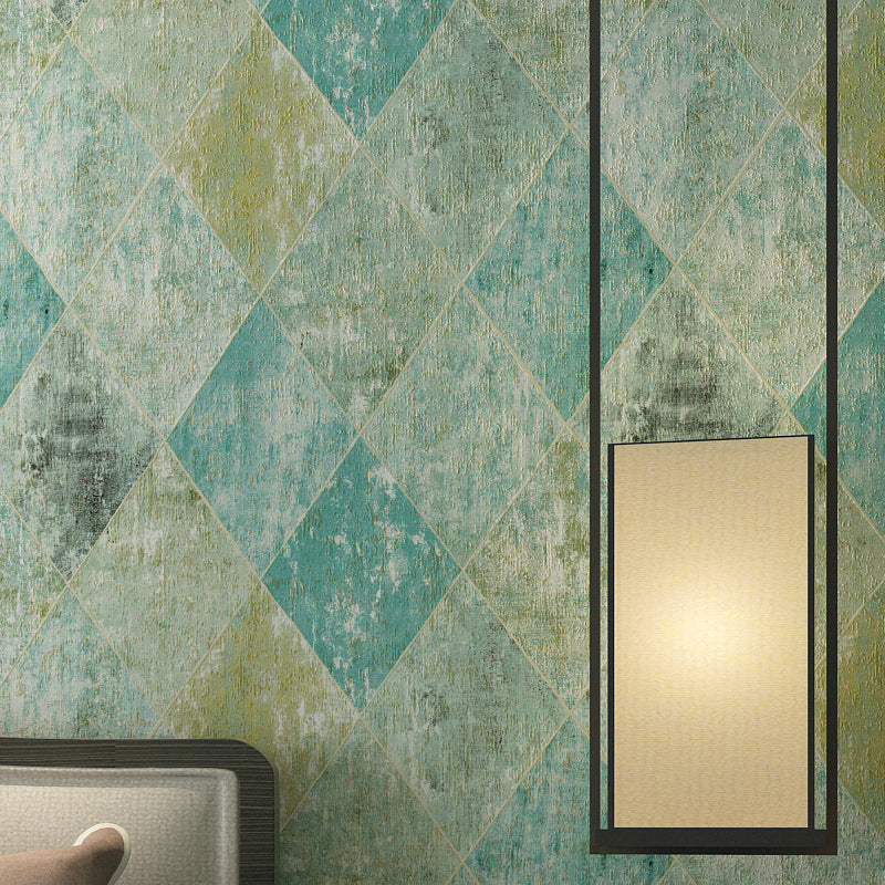 Weaving Wood Wallpaper Roll Rustic PVC Wall Art in Light Color for Bedroom, Unpasted