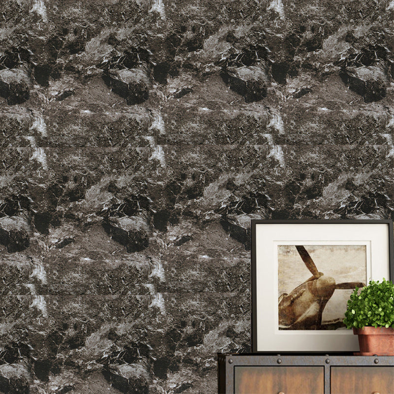 Modernist Marble Peel Wallpaper Roll Pastel Color Living Room Wall Covering, 19.4-sq ft