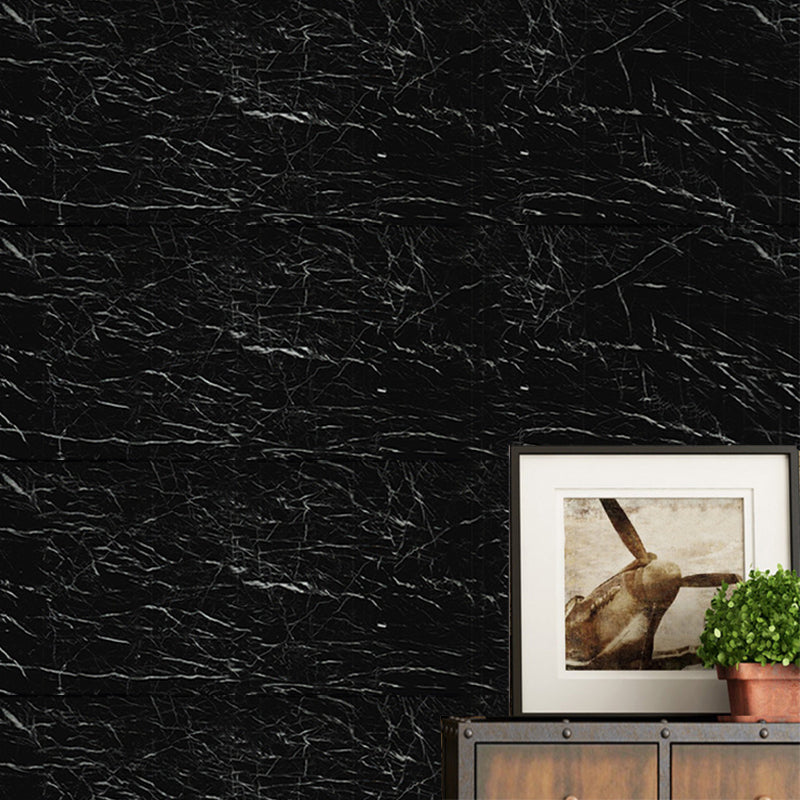 Modernist Marble Peel Wallpaper Roll Pastel Color Living Room Wall Covering, 19.4-sq ft