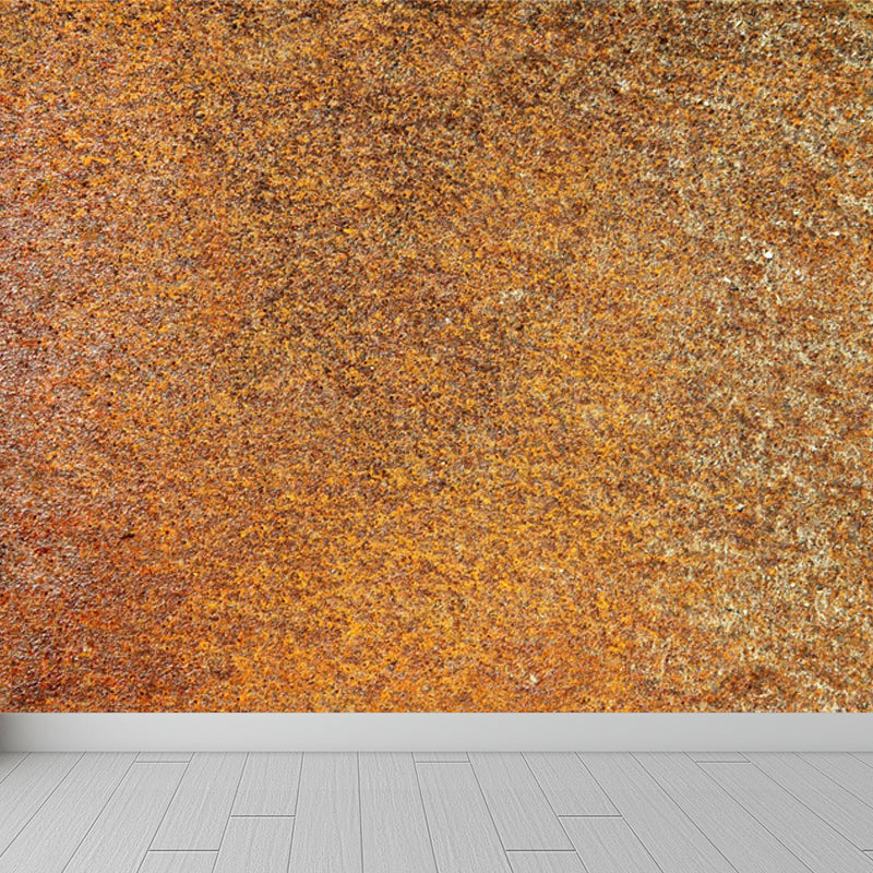 Cyberpunk Rust Look Wallpaper Mural Dark Color Living Room Wall Art, Made to Measure
