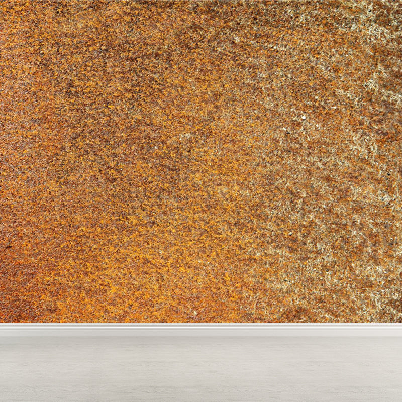 Cyberpunk Rust Look Wallpaper Mural Dark Color Living Room Wall Art, Made to Measure