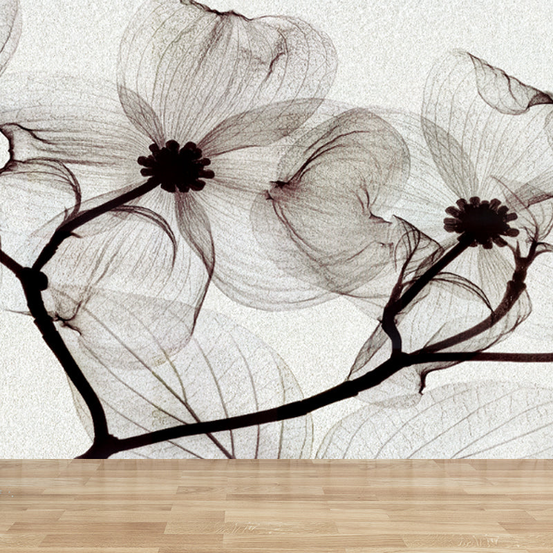 Geometry Wall Covering Mural Soft Color Contemporary Wall Art for House Interior