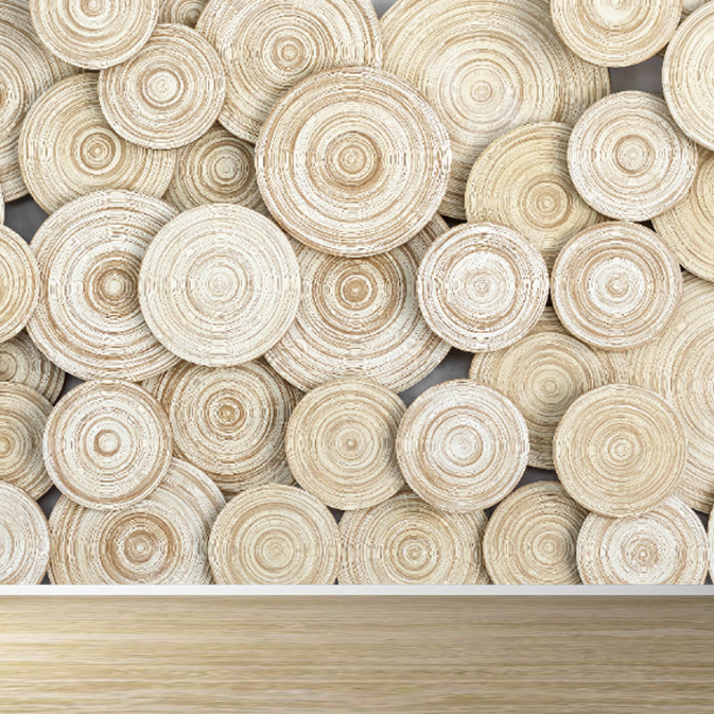 Geometry Wall Covering Mural Soft Color Contemporary Wall Art for House Interior