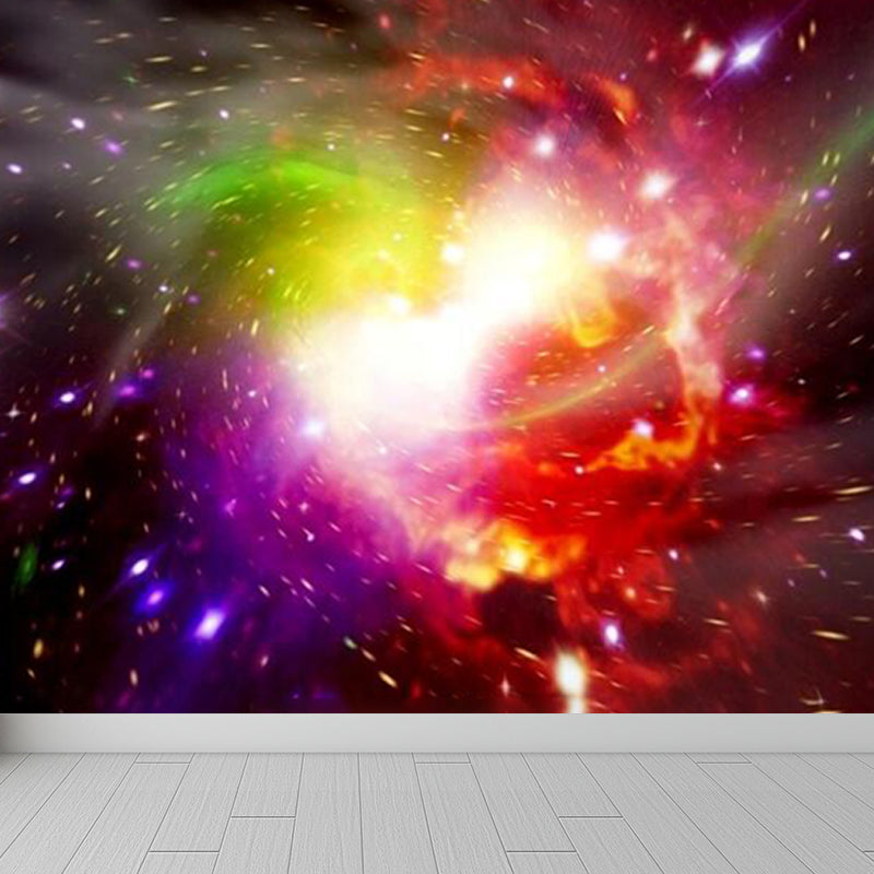 Stain-Proofing Sky View Wall Mural Non-Woven Cloth Contemporary Wall Art for Living Room