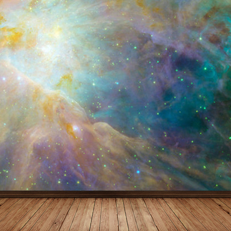 Modern Sky Scenery Mural Decal Pastel Color Dining Room Wall Covering, Personalized