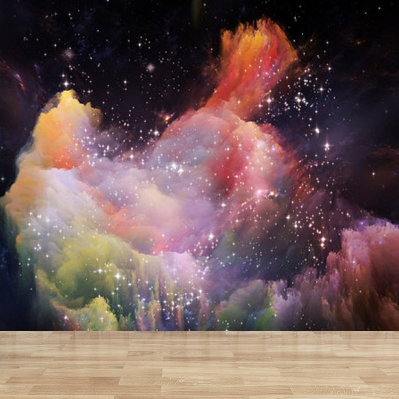 Modern Sky Scenery Mural Decal Pastel Color Dining Room Wall Covering, Personalized