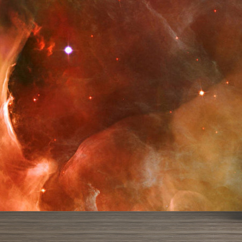 Extra Large Sky Scenery Mural Light Color Non-Woven Wall Art for Interior Decor, Customised