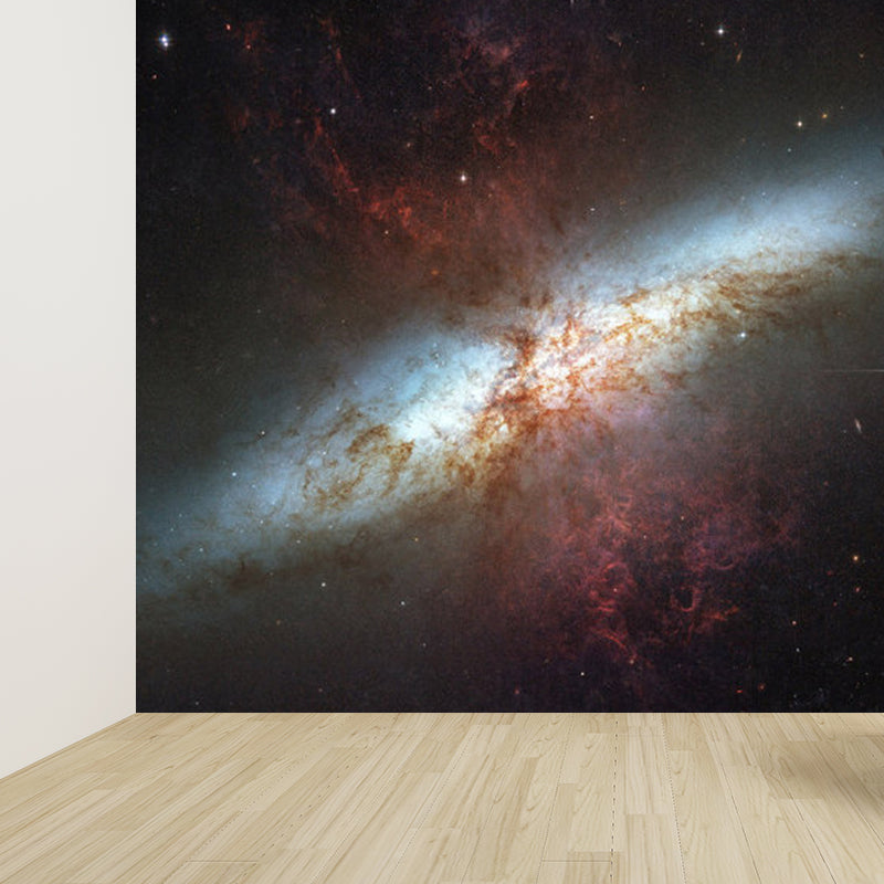 Extra Large Sky Scenery Mural Light Color Non-Woven Wall Art for Interior Decor, Customised