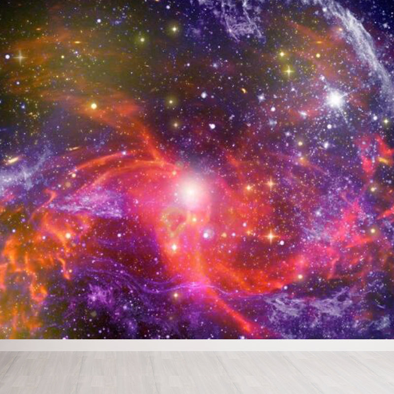 Photography Style Cloud Mural Decal for Dining Room, Pastel Color, Custom Size Available