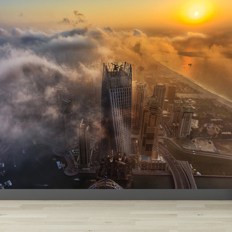 Light Color Sky Scene Mural Wallpaper for Decoration Modern Living Room Wall Covering