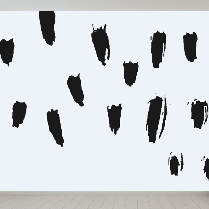 Washable Ink Mark Drawing Mural Wallpaper Customized Modern Wall Art for Bedroom