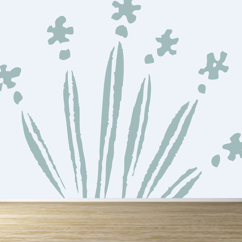 Washable Ink Mark Drawing Mural Wallpaper Customized Modern Wall Art for Bedroom