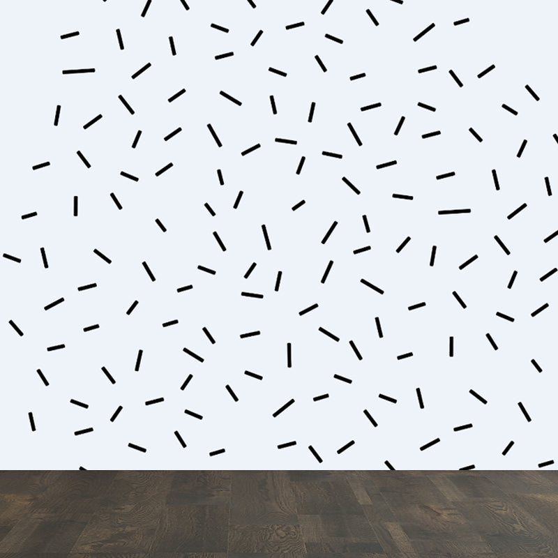 Washable Ink Mark Drawing Mural Wallpaper Customized Modern Wall Art for Bedroom