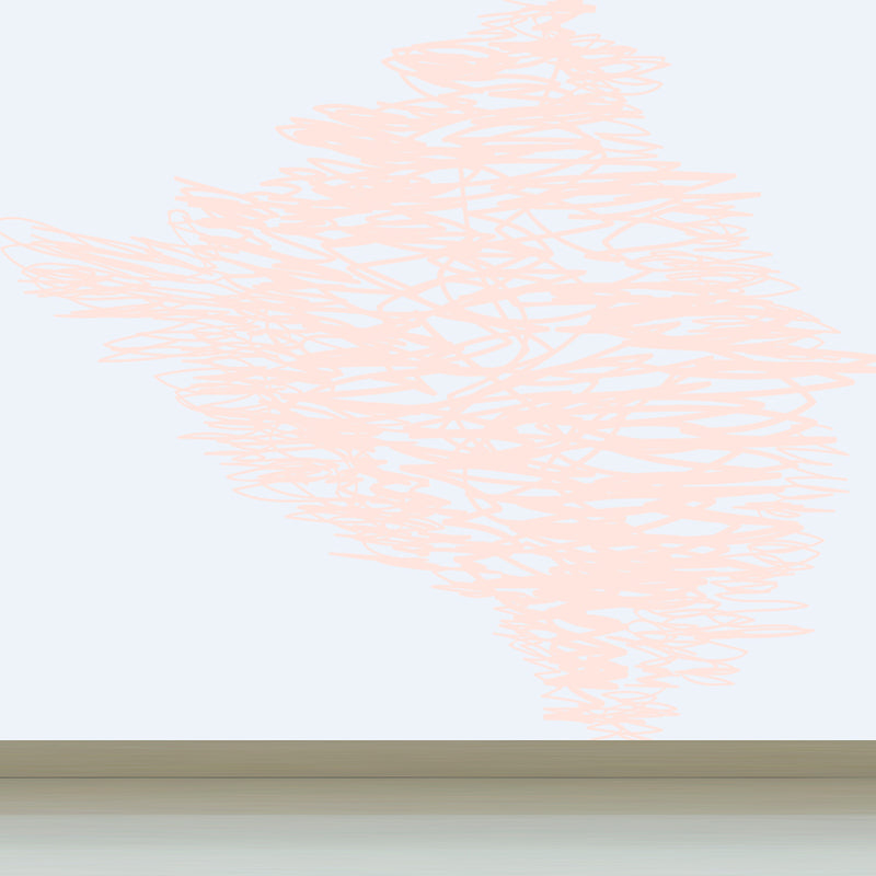 Washable Ink Mark Drawing Mural Wallpaper Customized Modern Wall Art for Bedroom