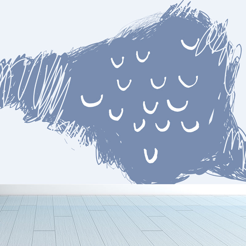 Soft Color Botanics Wall Mural Decal Plant Childrens Art Waterproofing Wall Decor