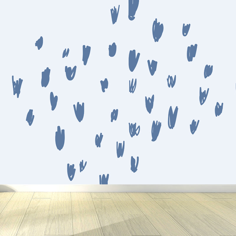 Soft Color Botanics Wall Mural Decal Plant Childrens Art Waterproofing Wall Decor