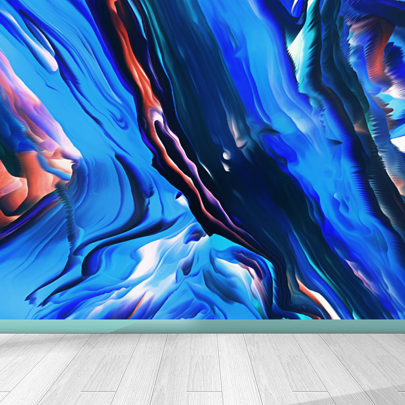 3D Cloud Abstract Pattern Mural Modern Water-Proof Living Room Wall Decor, Custom Size