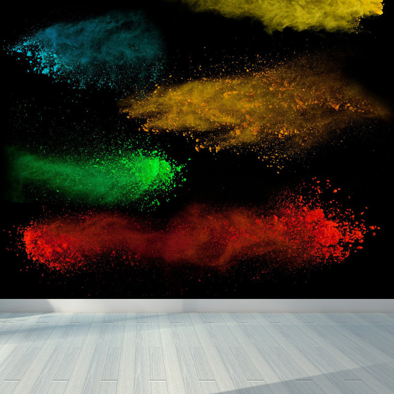 Cool Burst Print Mural Wallpaper Living Room Abstract Wall Art, Custom Size Available