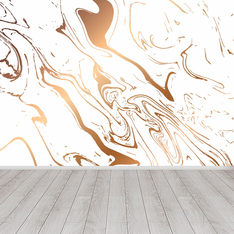 Large Flow Pattern Mural Decal Stain Resistant Contemporary Living Room Wall Art