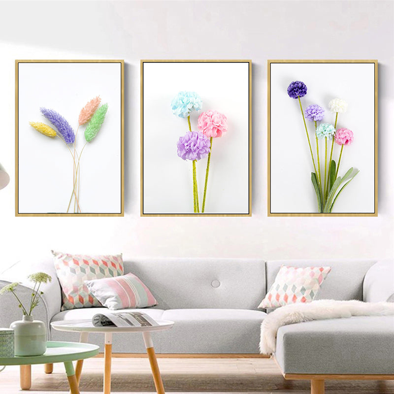 Floral Printed Photography Wall Decor Contemporary Canvas Painting, Multiple Sizes