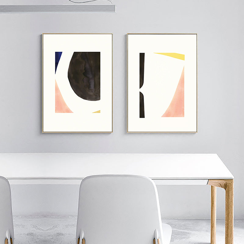 Peinture imprimée sur toile abstraite pour intérieur de maison, couleur pastel, plusieurs options de tailles