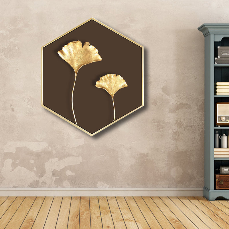 Nordic Plating Leaves Wall Decor Boys Bedroom Canvas Art Print in Soft Color, Multiple Sizes