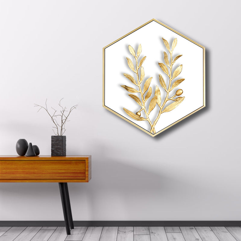 Nordic Plating Leaves Wanddekoration für Jungenschlafzimmer, Leinwand-Kunstdruck in sanften Farben, mehrere Größen