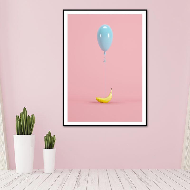 Ballon Canvas Print Nordic esthetiek Stilleven Wall Art Decor in pastelkleur