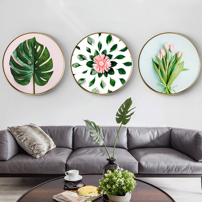 Floral Print Photography Painting Nordic Style Canvas Wall Decor, Multiple Sizes