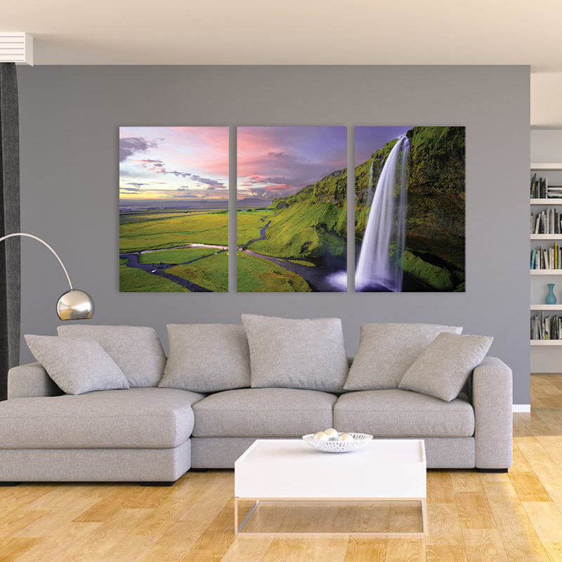 Waterfall View Wall Decor Modern Multi-Piece Girls Bedroom Painting, Multiple Sizes