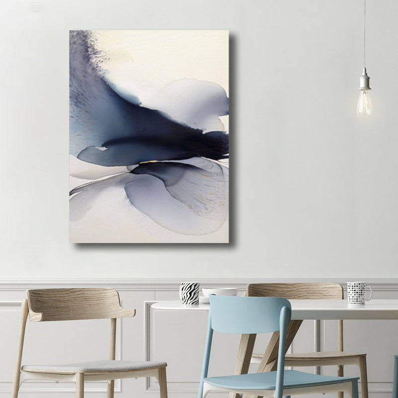 Soft Color Abstract Canvas Print Watercolor Contemporary Art Textured Painting for Bedroom